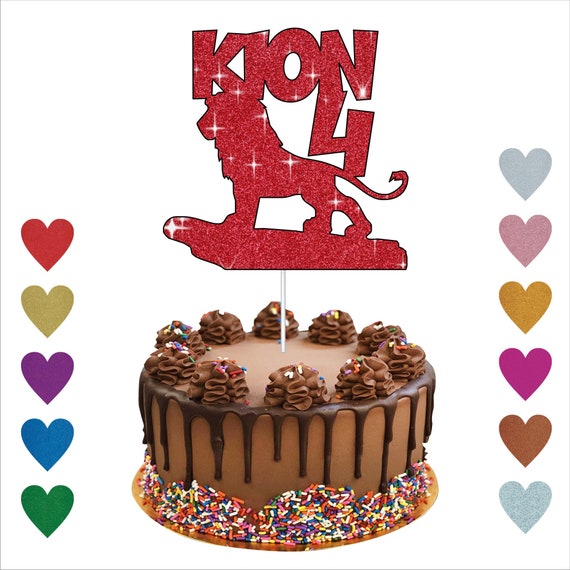 Topper de pastel de rey león personalizado topper de rey león - Etsy México