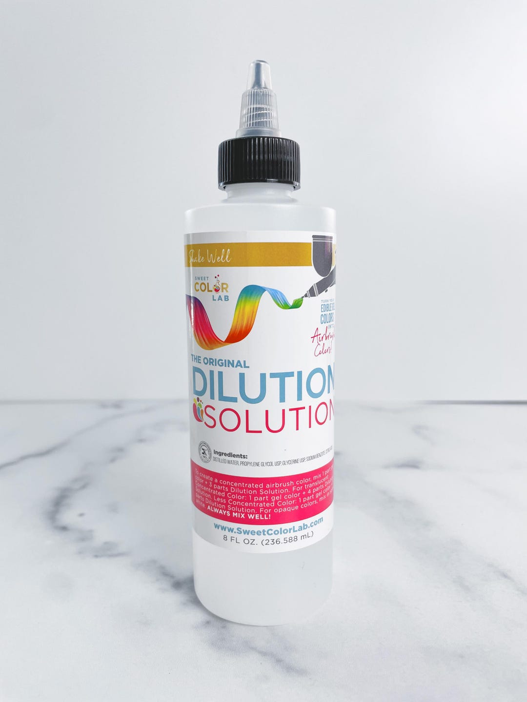 Dilution Solution - Turn Food Gel Colors Into Airbrush Colors - Etsy
