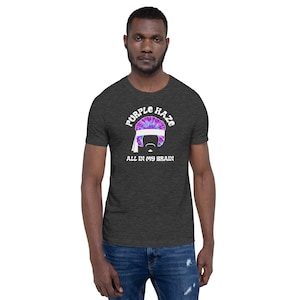 Jimi Hendrix &quot;Purple Haze&quot; - Premium Short-Sleeve Unisex T-Shirt (FREE SHIPPING)