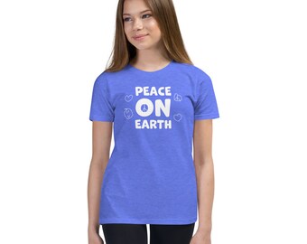 Peace On Earth by Nora - Youth Short Sleeve T-Shirt