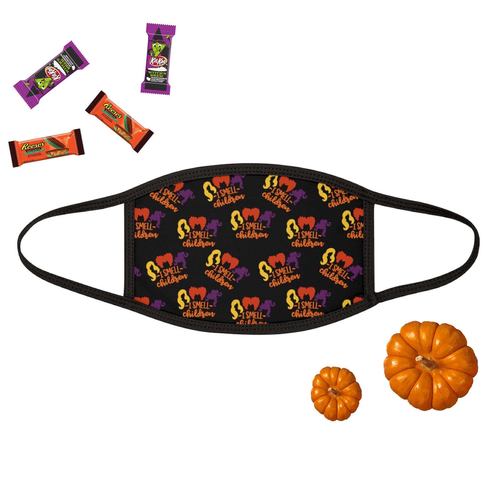 I Smell Children Halloween Face Mask Sanderson Sisters Mask Etsy