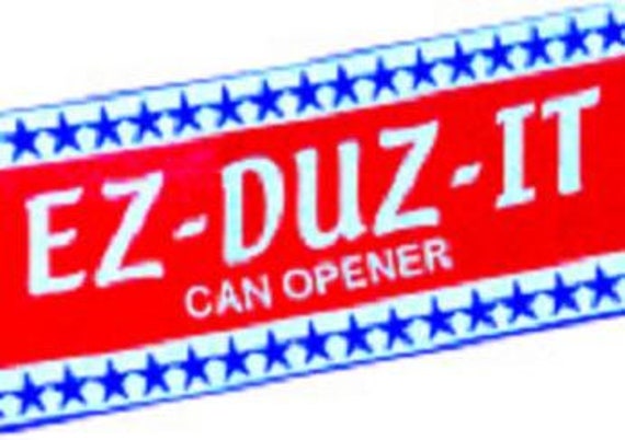 Ez-Duz-It EZ-DUZ-IT Deluxe can Opener with Red grips (Set of 2)