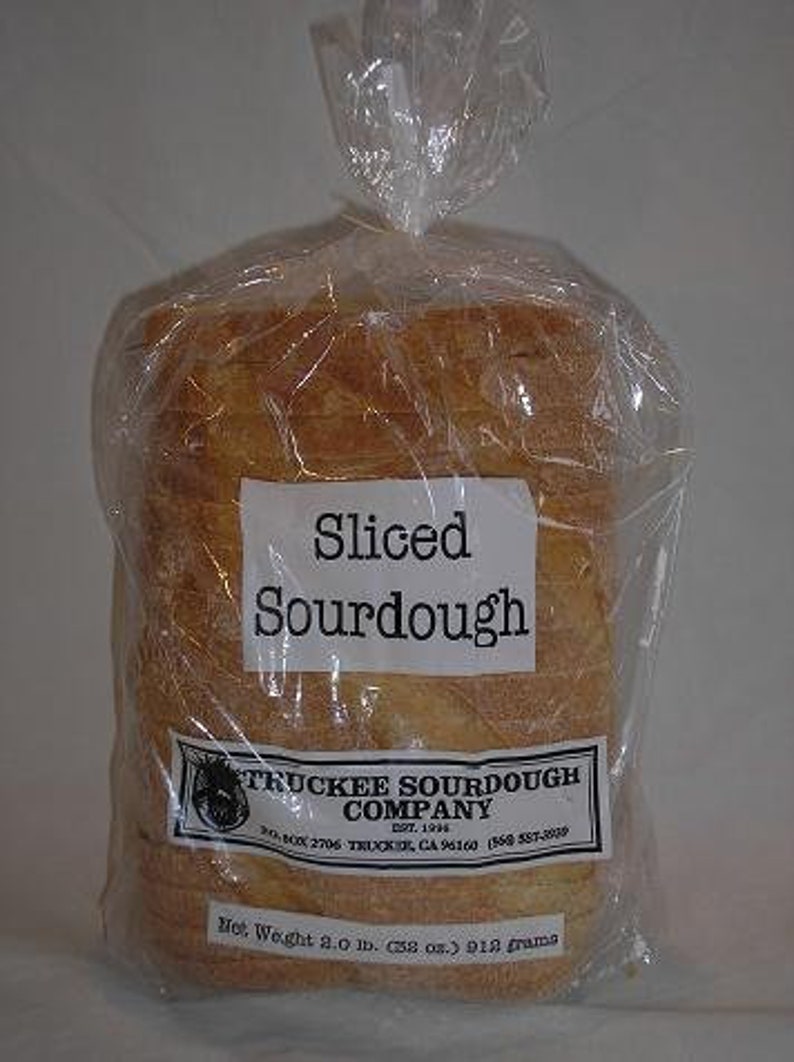 TRUCKEE SOURDOUGH COMPANY Sliced Sourdough 2 Loaf Pack Free Etsy