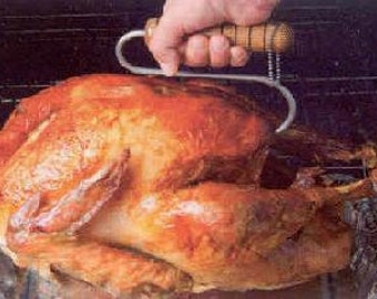 WiseLifter Hook-n-Lift Turkey Lifter Hook-Featured in Cooks Illustrated Magazine