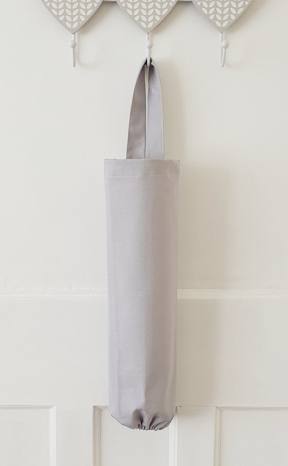 Large Plastic Bag Holder / Grey / Plastic Bag Dispenser / Etsy