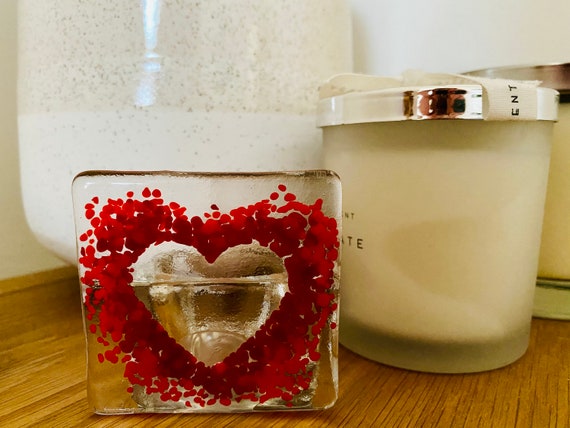 Women Gives Heart Engagement Gift Love Heart Tea Light Candle Holder Man 