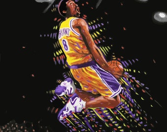 Kobe Bryant 13"x19" Print