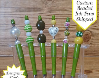 Beaded Ink Pens | Beaded Pens | Beads | Bling Pens | Writing Pens | Custom Pens
