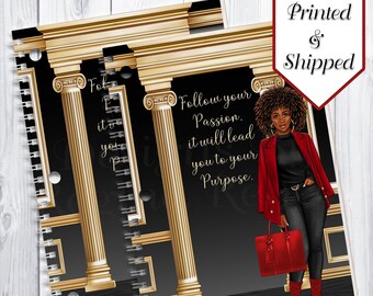 Follow Your Passion Spiral Notebooks | Passion | Purpose | Custom Notebook | Custom Journal | Custom Gifts | Spiral Notebook | Inspirational