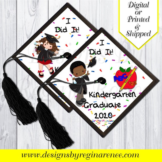 Preschool Personalized 2023 Graduation Cap Topper, Graduation Printable,  Graduation Hat Design, Graduation Topper Printable, Preschool Grad 