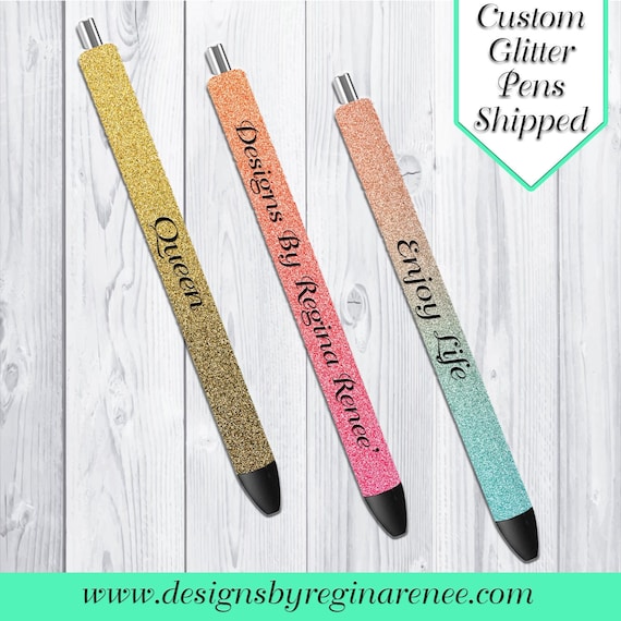 Glitter Style Ombre Ink Gel Pens Glitter Pens Ombre Pens Custom