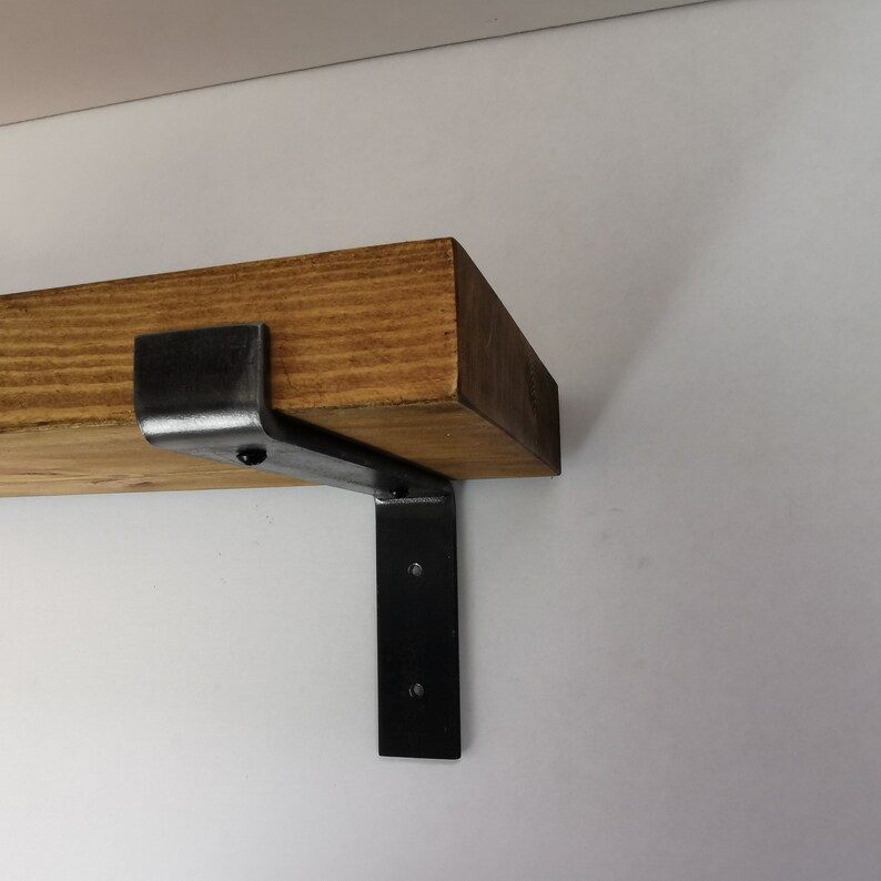 Scaffold Board Shelf Brackets Flame Aged Etsy UK