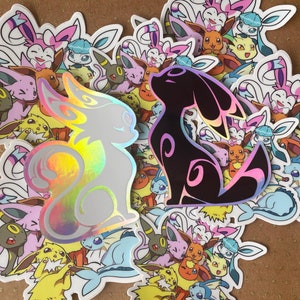 Eeveelutions Sticker | Cute Pile of Eeveelutions