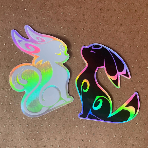 Évolutions autocollantes | Joli tas d'Eeveelutions