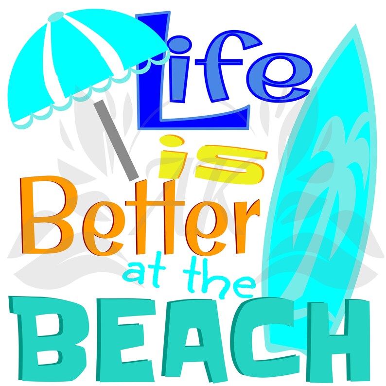 Life is Better at the Beach SVG File Etsy Nederland