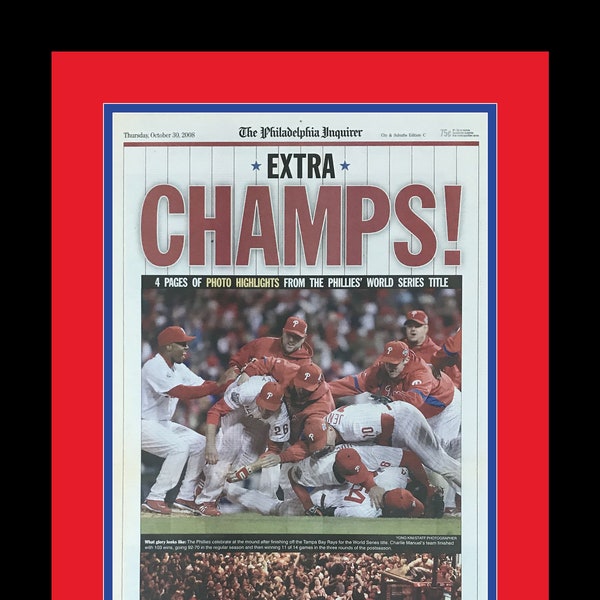2008 Phillies World Series Etsy