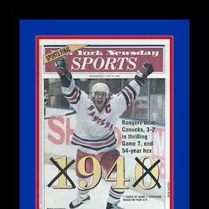 1994 Newsday newspaper NEW YORK RANGERS win STANLEY CUP NHL Ice