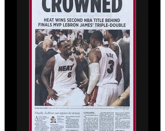 miami heat championship newspaper