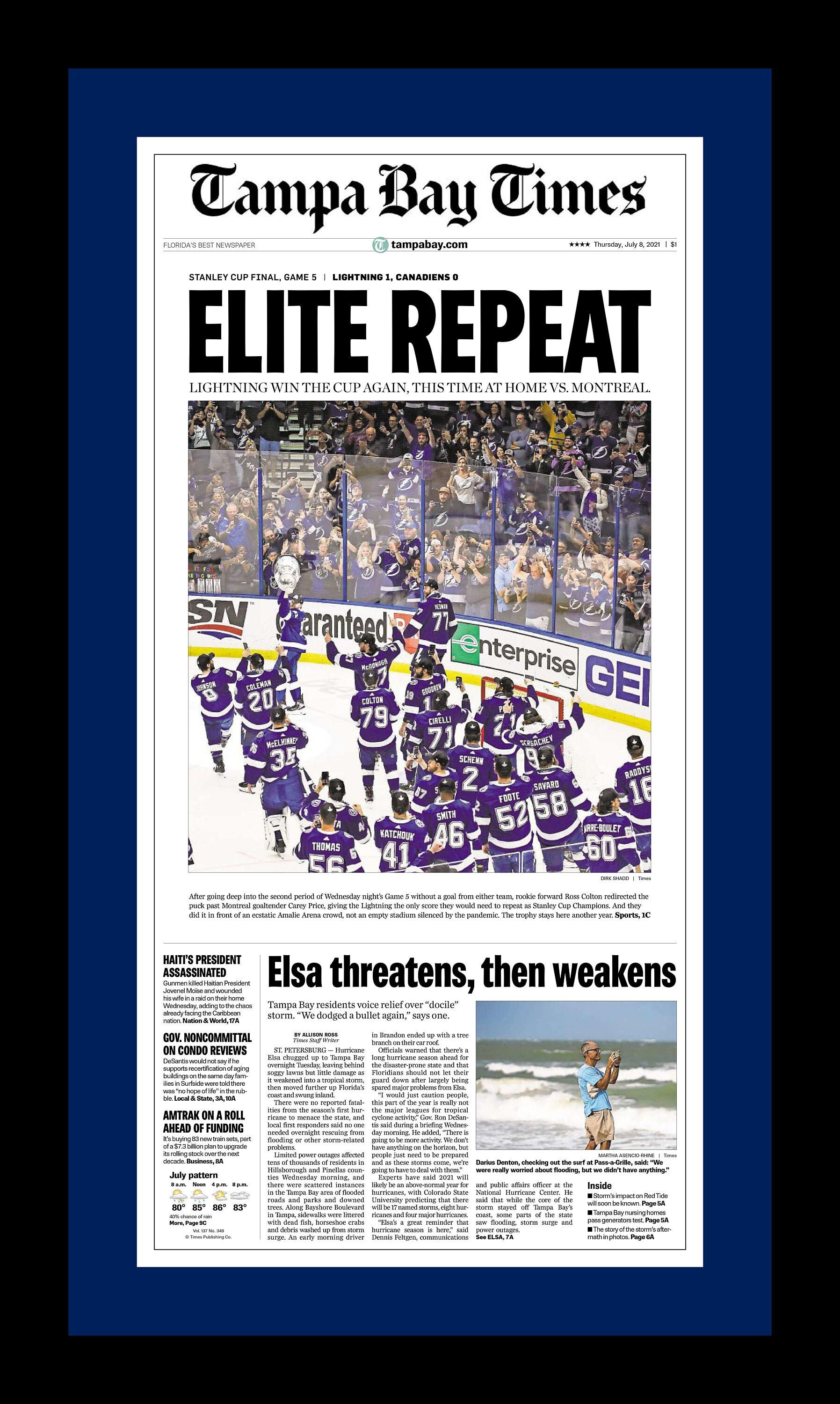 2021 Tampa Bay Lightning Stanley Cup Champions Memorabilia Guide