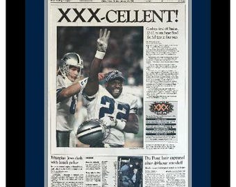 Dallas Cowboys - 1996 NFL Super Bowl Champions - Dallas Morning