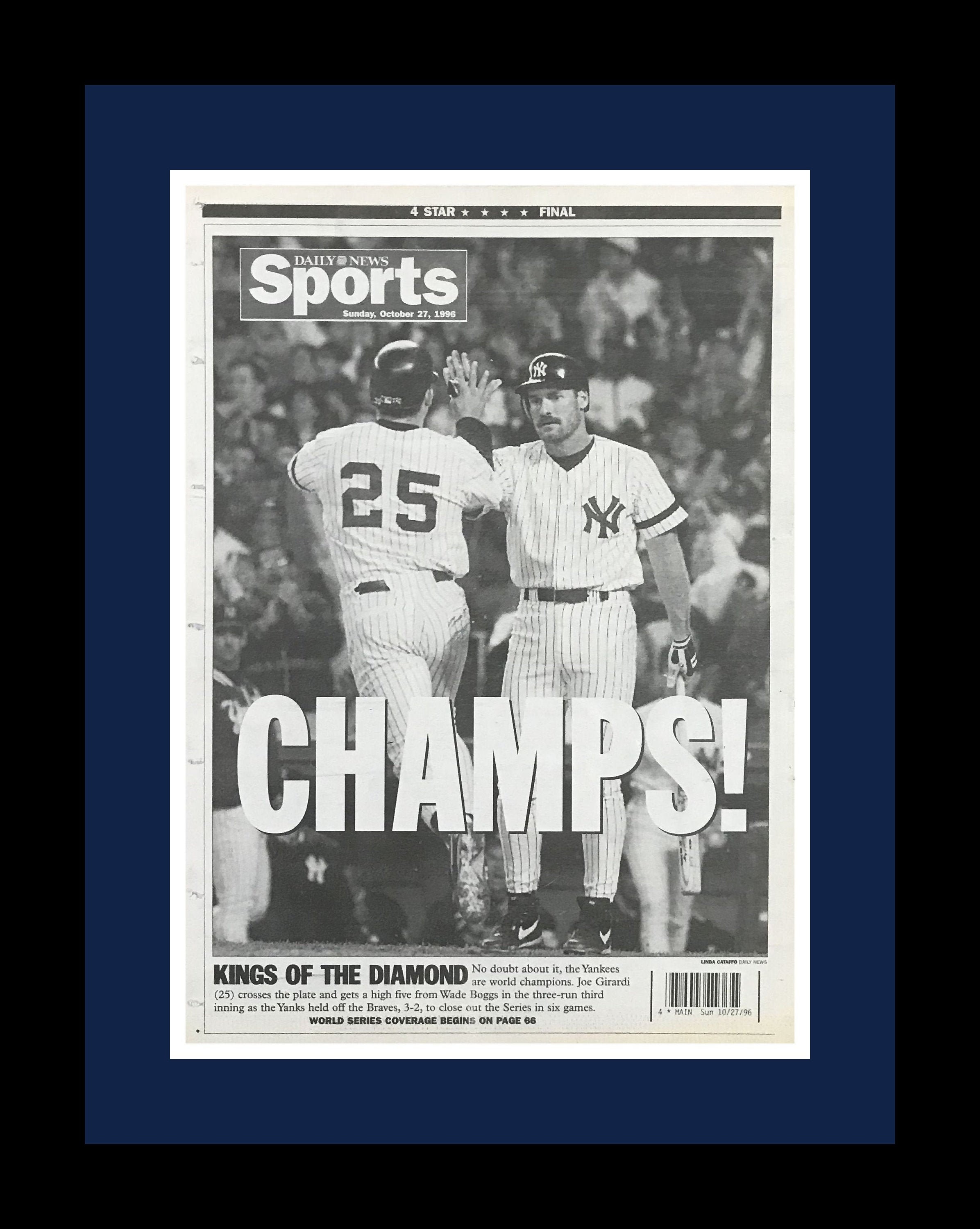 New York Yankees 1996 World Series Title New York Daily 