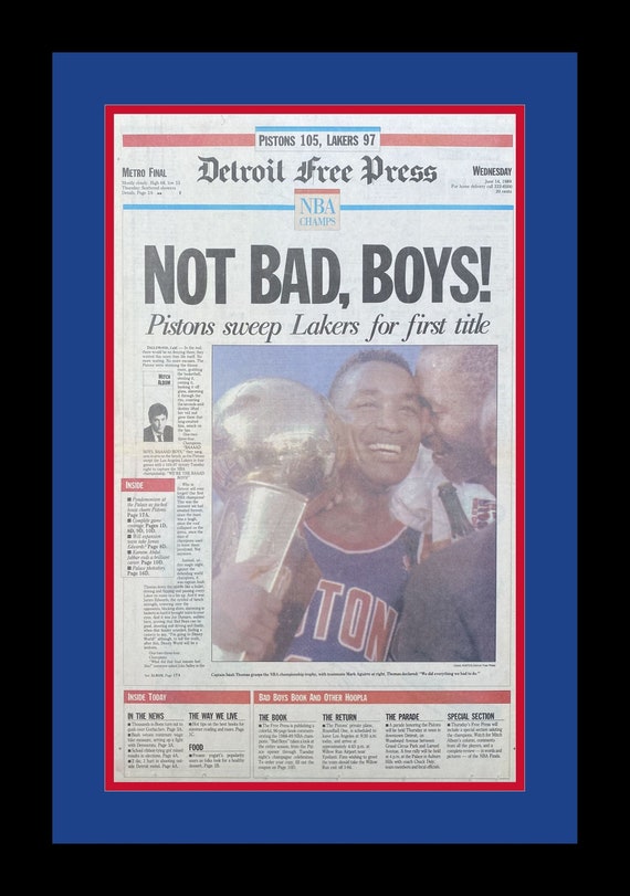 On this day in 1989: The Detroit Pistons win their first championship