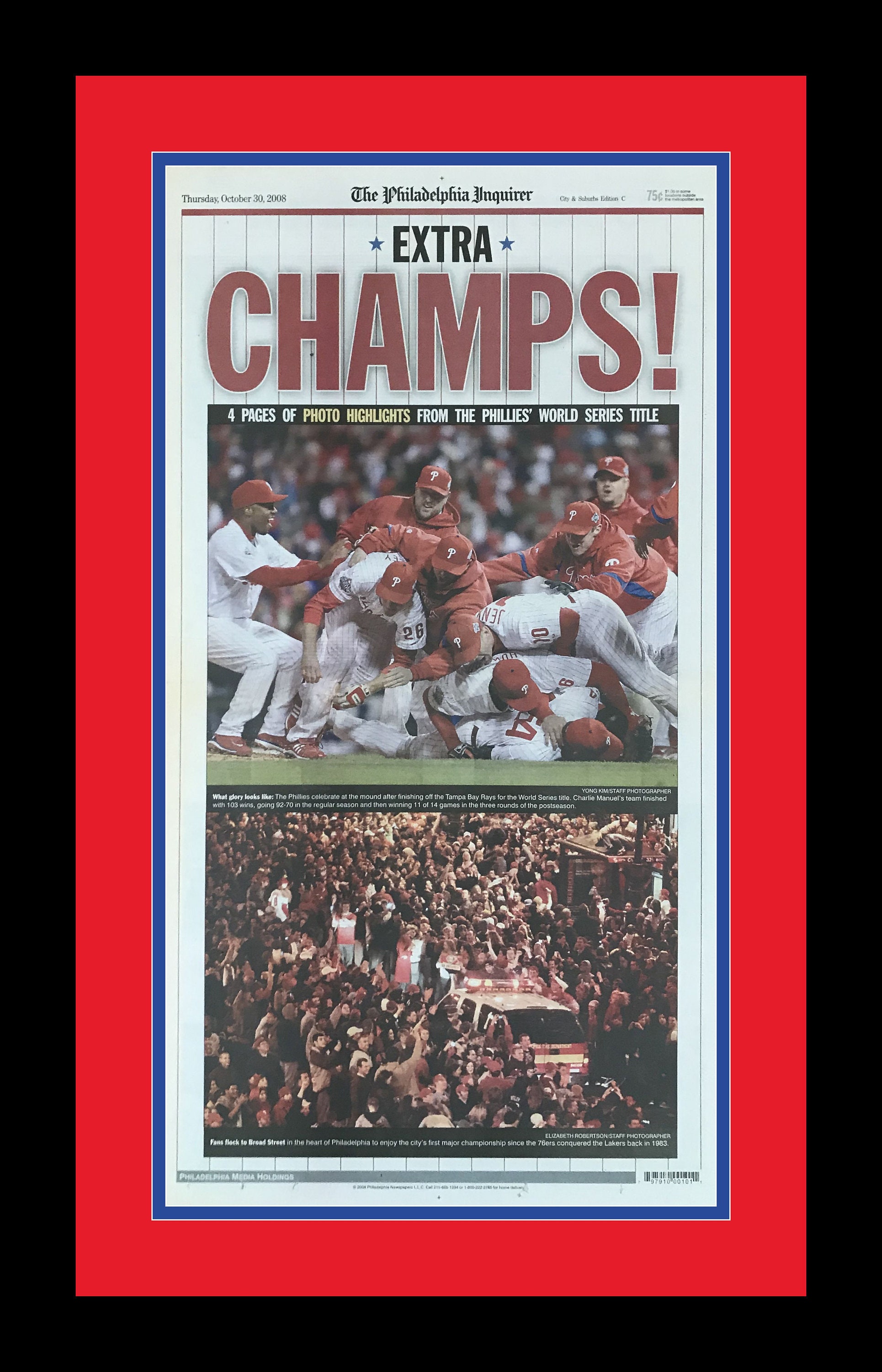 Philadelphia Phillies - 2008 MLB World Series Champions