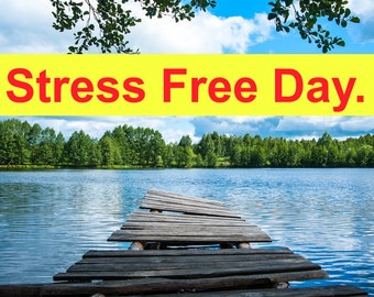 Stress Free Day - Fantastic Day - Subliminal Affirmation message - With binaural beats - mp3, Audio, Instant download