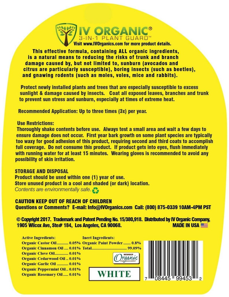 IV Organic 3in1 Plant Guard ReadyToUse Spray 23 oz Etsy