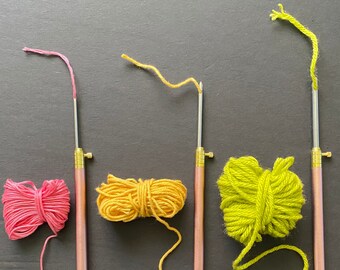 Punch Needle Embroidery Kits,Adjustable Rug Yarn Punch Needle,Large Embroidery Pen with Punch Needle Cloth/&Tools Dinosaur