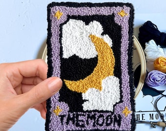 Halloween Mug Rug Punch needle kit easy for beginners
