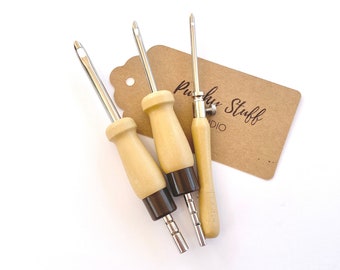 Lavor 3 Punch Needle Set  with 5 Sizes Adjustable Rug Punching Needles