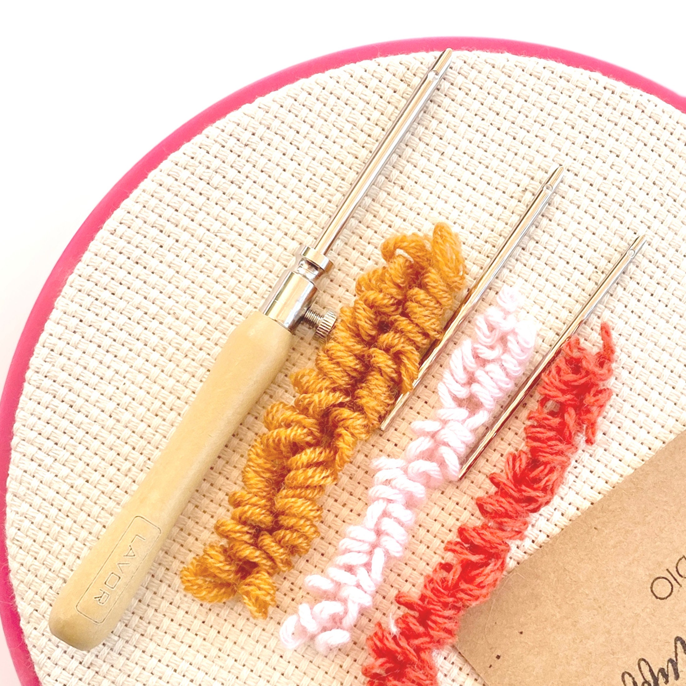 Lavor Punch Needle Embroidery Fine Set