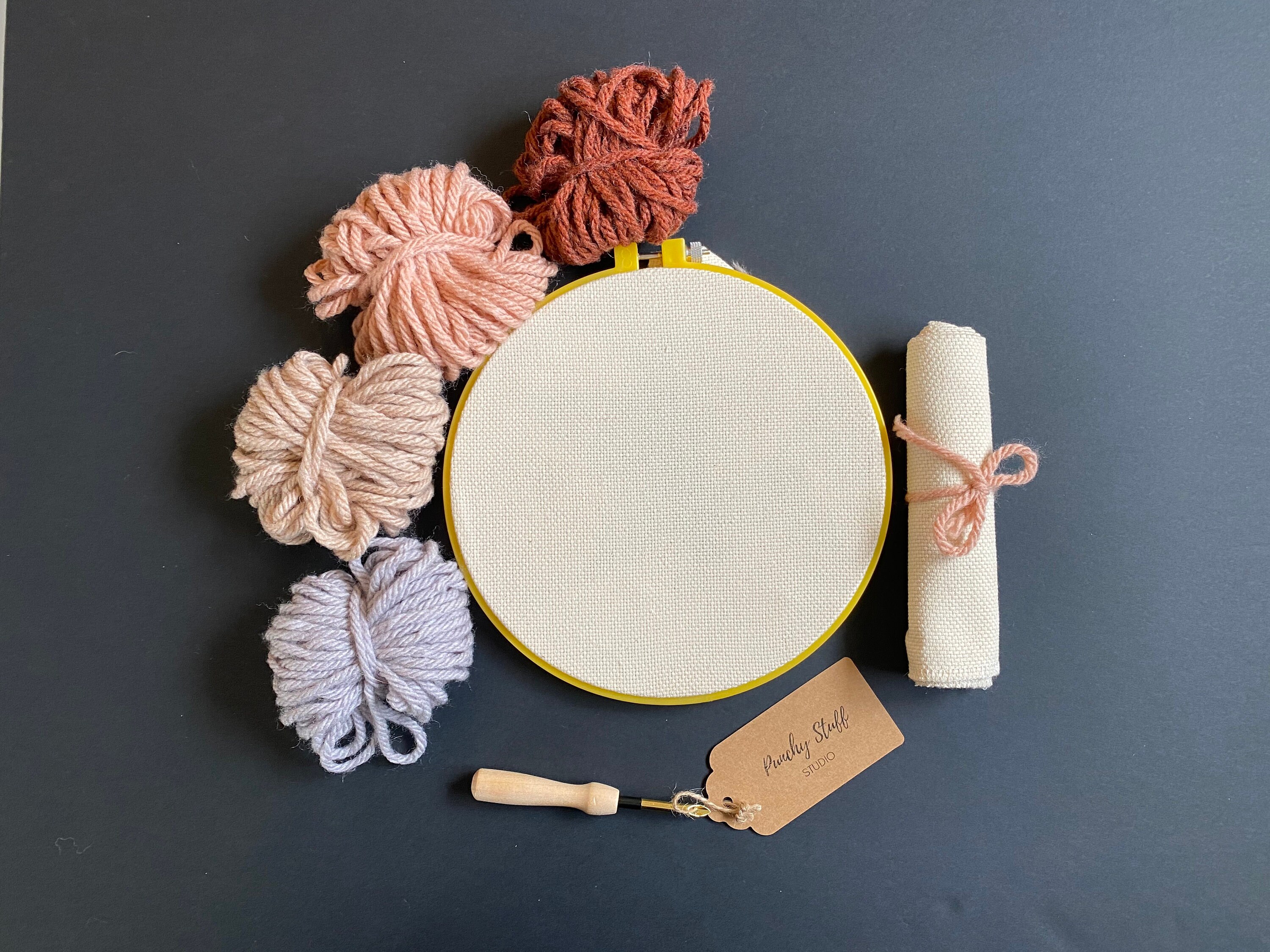 PUNCH NEEDLE KIT for Beginners Everything You Need to Learn How to