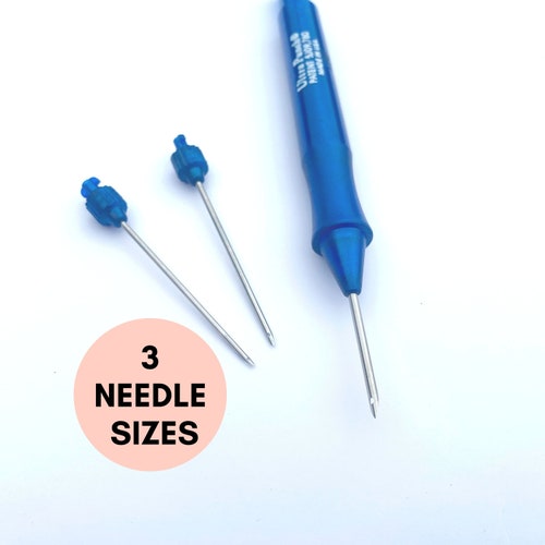 Ultra Punch Needle Embroidery Pen Set 3 Needle Sizes Mini Etsy