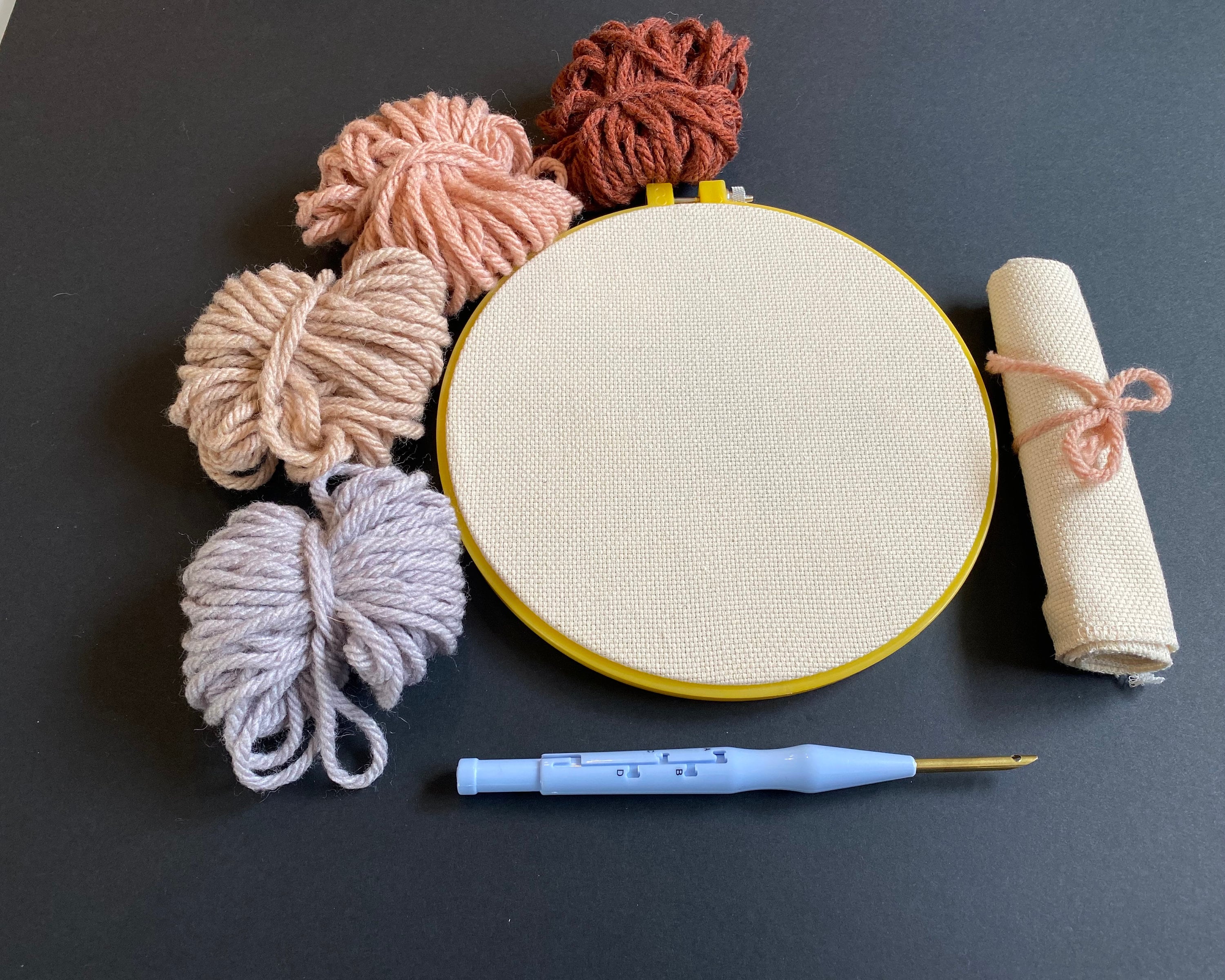 PUNCH NEEDLE KIT for Beginners  Everything You Need to Learn How