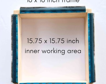 Punch Needle Frame With Gripper Strips - 2 sizes