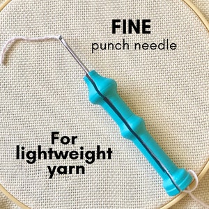 Punch Needle Embroidery Tool 5 Sizes Decoaguja Mercado de Haciendo Needle Punching Supplies No Threader Needed Great for Beginners afbeelding 7