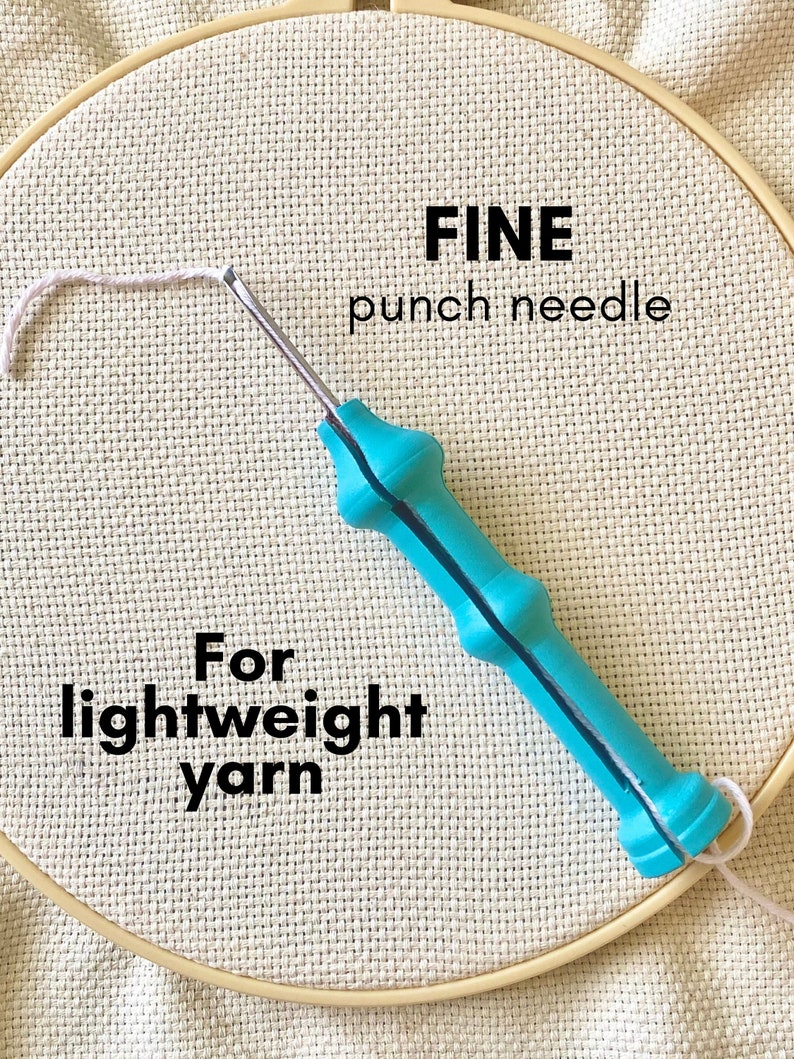 Punch Needle Embroidery Tool 5 Sizes Decoaguja Mercado de Haciendo Needle Punching Supplies No Threader Needed Great for Beginners image 7