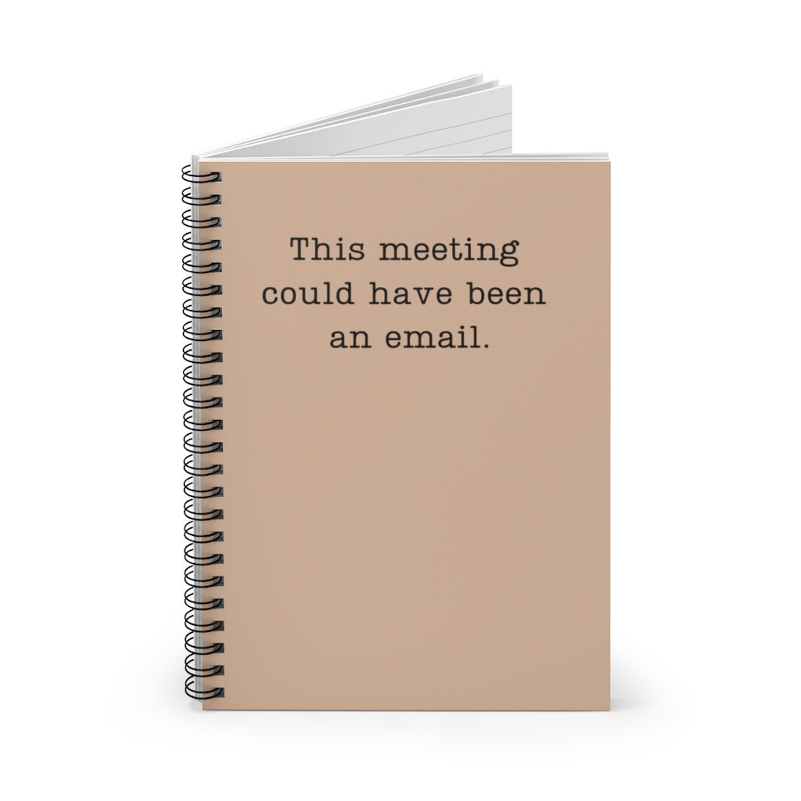 Funny Spiral Notebook Humorous Journal This Meeting Could Etsy