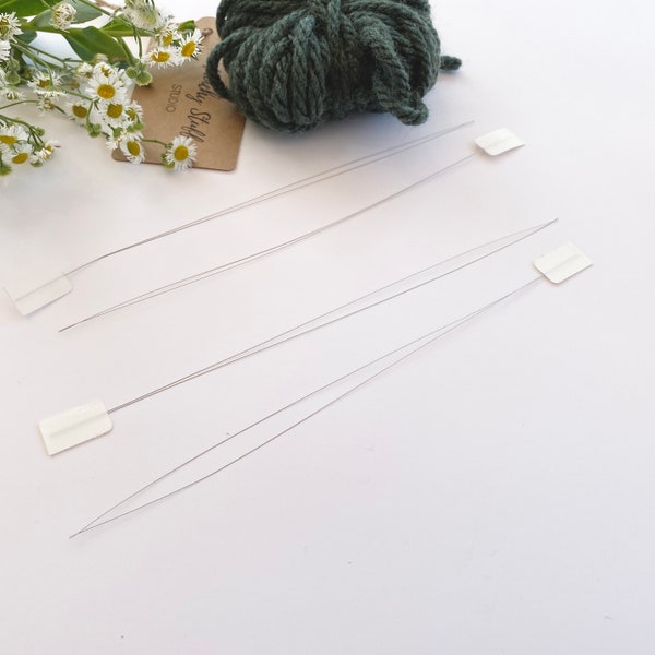 THREADERS FOR PUNCH Needle Embroidery Tools - 2 Replacement Threaders