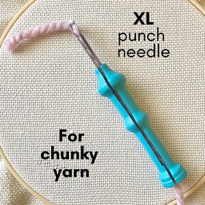 Punch Needle Embroidery Tool 5 Sizes Decoaguja Mercado de Haciendo Needle Punching Supplies No Threader Needed Great for Beginners image 5