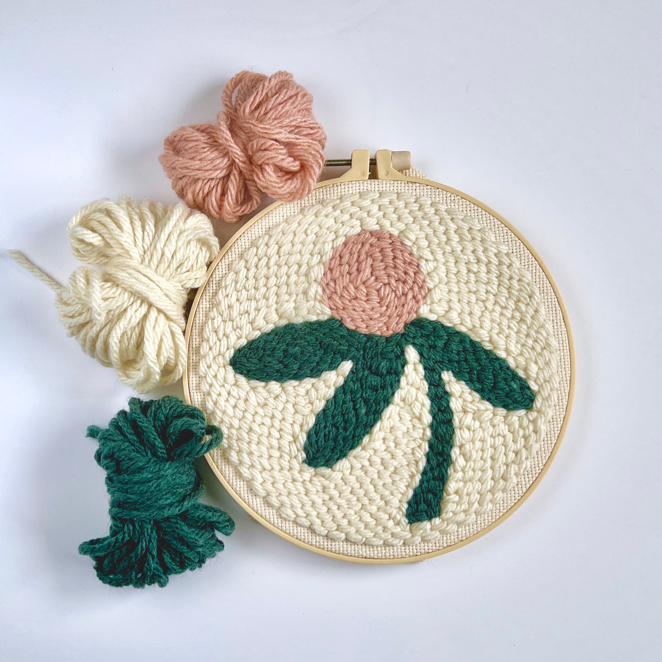 BEGINNER PUNCH NEEDLE Embroidery Kit