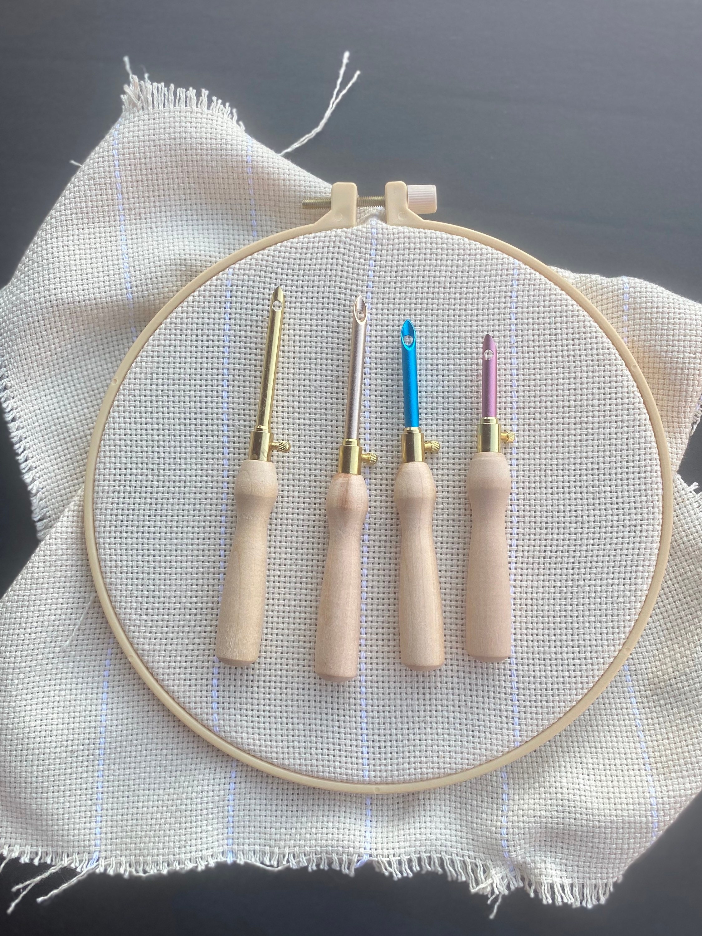 Punch Needle Embroidery Pen Adjustable Rug Yarn Punch Needle - Temu