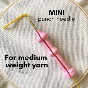 Punch Needle Embroidery Tool 5 Sizes Decoaguja Mercado de Haciendo Needle Punching Supplies No Threader Needed Great for Beginners image 6