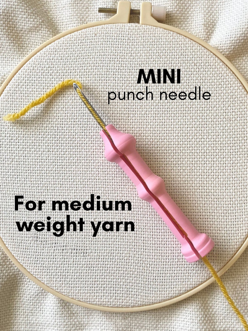 Punch Needle Embroidery Tool 5 Sizes Decoaguja Mercado de Haciendo Needle Punching Supplies No Threader Needed Great for Beginners afbeelding 6