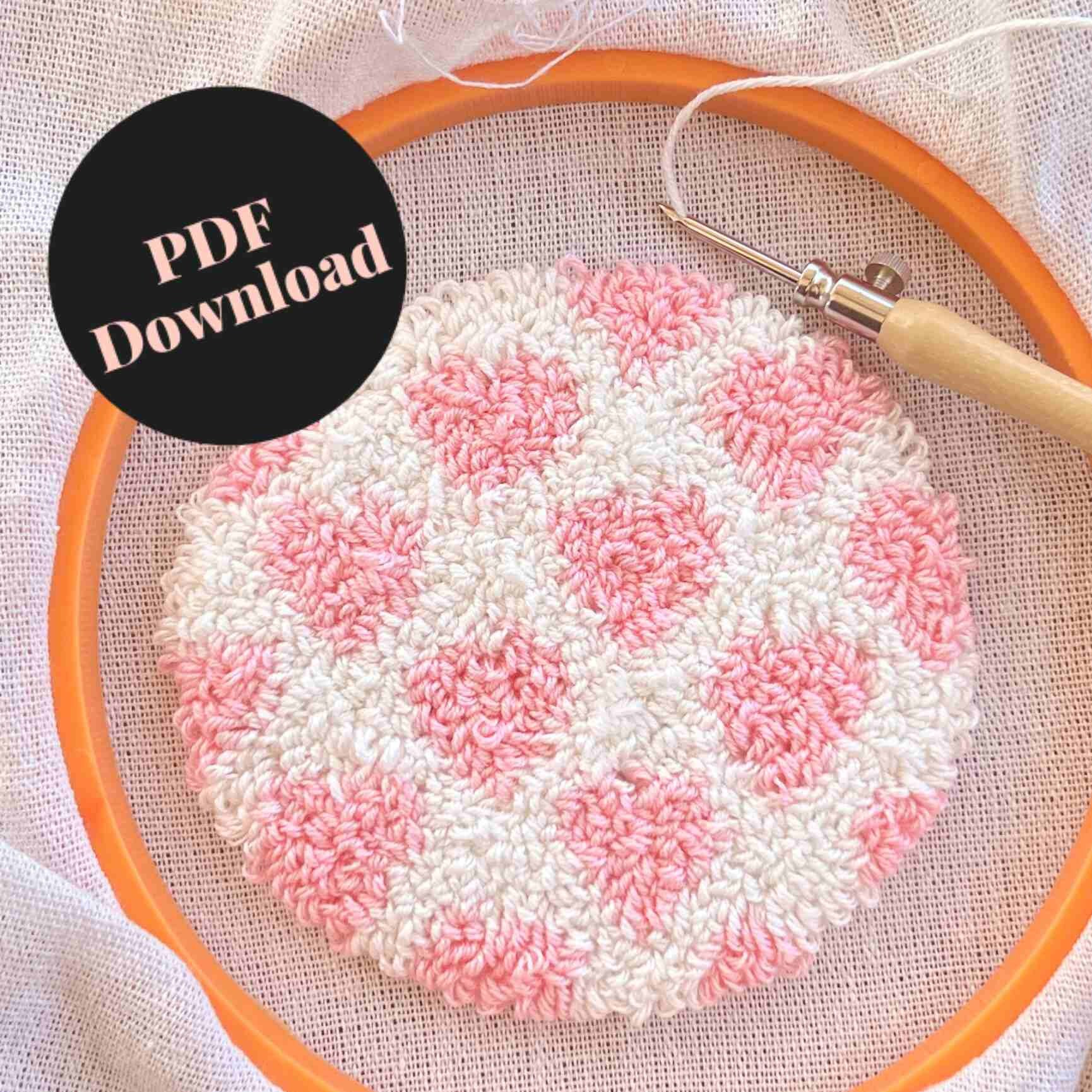 DIGITAL DOWNLOAD: Your Heart in My Heart Punch Needle Pattern