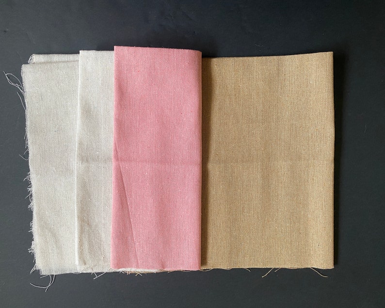 Punch Needle Cloth Fabric Cotton Linen Blend 2 PIECES 19.5 X Etsy