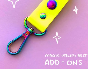 マジック ユーティリティ ベルト用の取り外し可能なスナップ ループ アドオン!