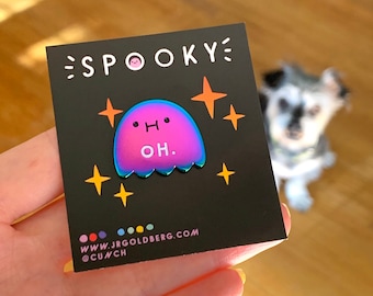 Oh Ghost レインボーボーイピン